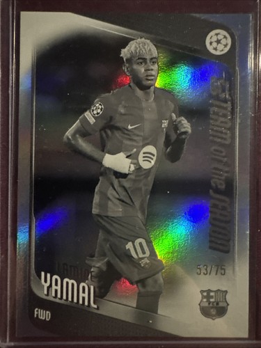 Lamine Yamal 2025 Topps Flagship /75