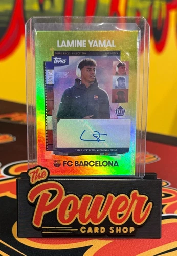 Lamine Yamal 2023 Topps Focus Gold /150