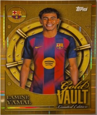 Lamine Yamal 2024 Topps Gold Gold /49