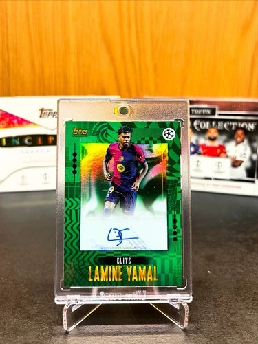 Lamine Yamal 2024 Topps Gold UCC Green /99