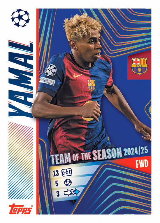 Lamine Yamal 2025 Upper Deck Goodwin Champions