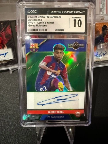 Lamine Yamal 2023 Panini Holoceno Verde /25