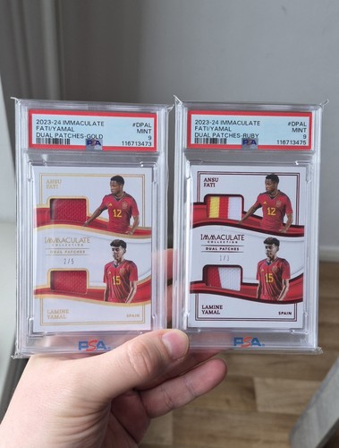 Lamine Yamal 2023 Panini Immaculate Ruby 1/3