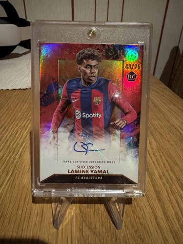 Lamine Yamal 2023 Topps Inception /75