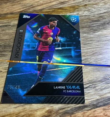 Lamine Yamal Topps Knockout /49
