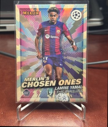 Lamine Yamal 2024 Panini Merlin Chrome