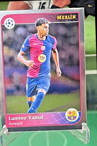 Lamine Yamal 2025 Topps Merlin Chrome