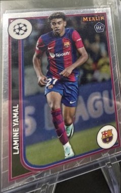 Lamine Yamal 2024 Topps Merlin Chrome #27