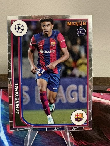Lamine Yamal 2023 Topps Merlin Chrome #27