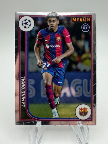 Lamine Yamal 2023 Topps Merlin Chrome #27