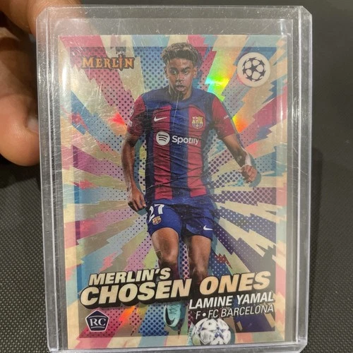 Lamine Yamal 2023 Topps Merlin Chrome