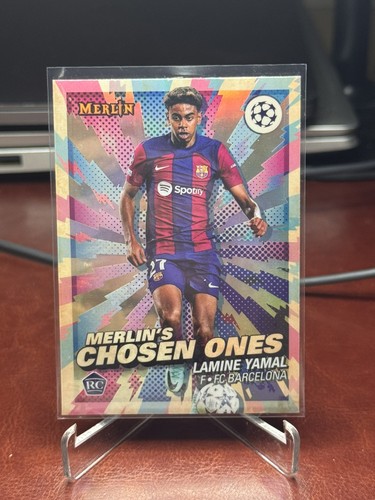 Lamine Yamal 2023 Panini Merlin Chrome