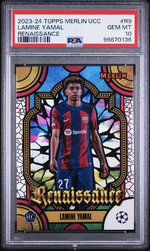 Lamine Yamal 2023 Topps Merlin Chrome