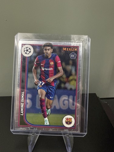 Lamine Yamal 2023 Topps Merlin Chrome