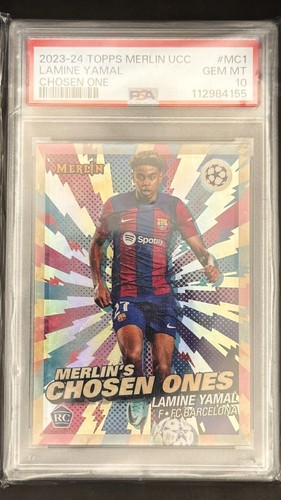 Lamine Yamal 2023 Topps Merlin Chrome