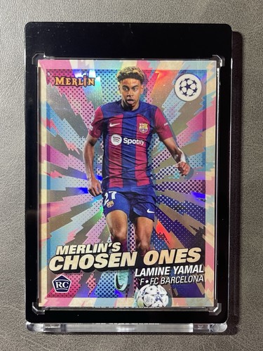 Lamine Yamal 2023 Topps Merlin Chrome