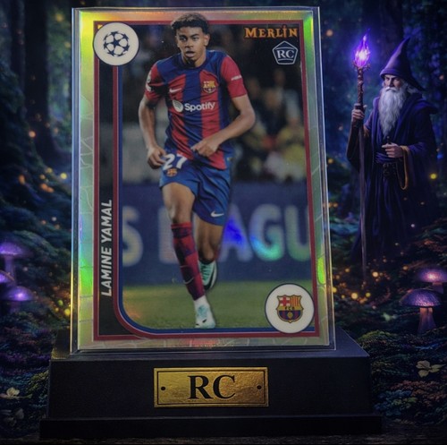 Lamineé Yamal 2023 Topps Merlin Chrome