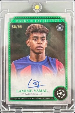 Lamine Yamal 2023 Topps Merlin Chrome /99