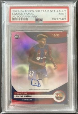 Lamine Yamal Panini Merlin Chrome /99