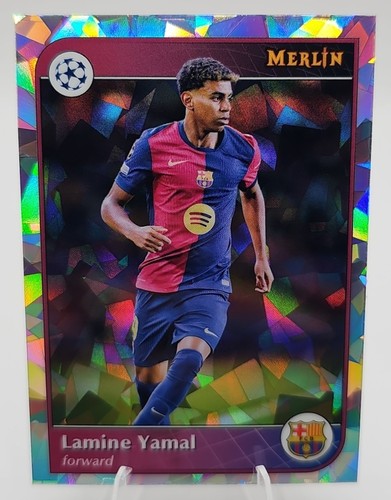 Lamine Yamal 2024 Topps Merlin Chrome Atomic Refractor