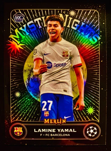 Lamine Yamal 2023 Panini Merlin Chrome Chrome