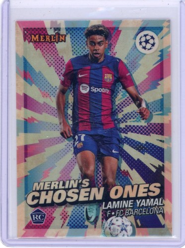Lamine Yamal 2023 Topps Merlin Chrome MC-1