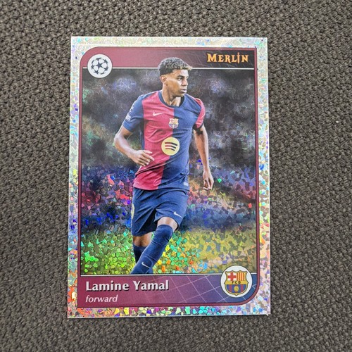 Lamine Yamal 2024 Topps Merlin Chrome Mini Diamond Refractor #19
