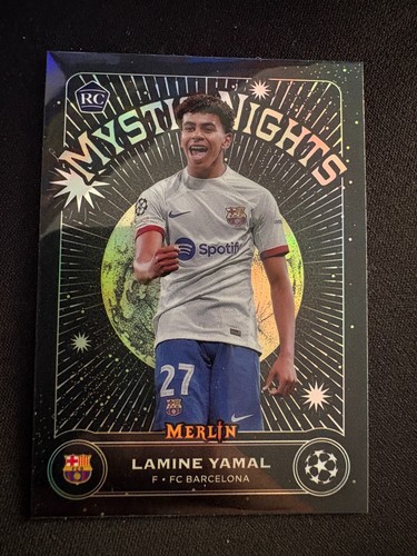 Lamine Yamal 2023 Topps Merlin Chrome MN-8