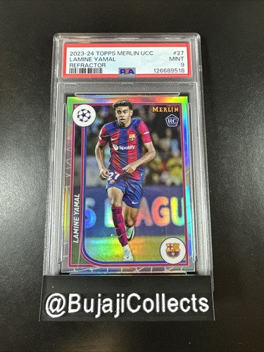Lamine Yamal 2024 Topps Merlin Chrome Refractor