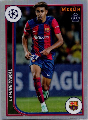 Lamine Yamal 2023 Topps Merlin Chrome Refractor