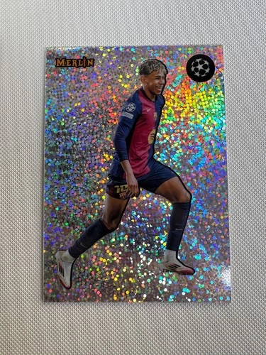 Lamine Yamal 2024 Topps Merlin Chrome Shiny