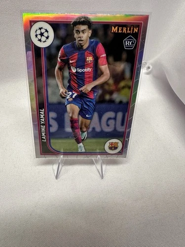 Lamine Yamal 2023 Topps Merlin Chrome Silver Refractor