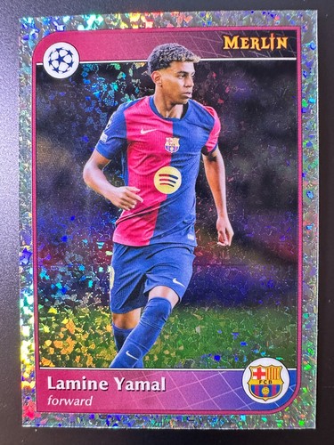 Lamine Yamal 2024 Topps Merlin Chrome Sparkle