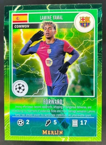 Lamine Yamal 2024 Topps Merlin Chrome UEFA MG-16
