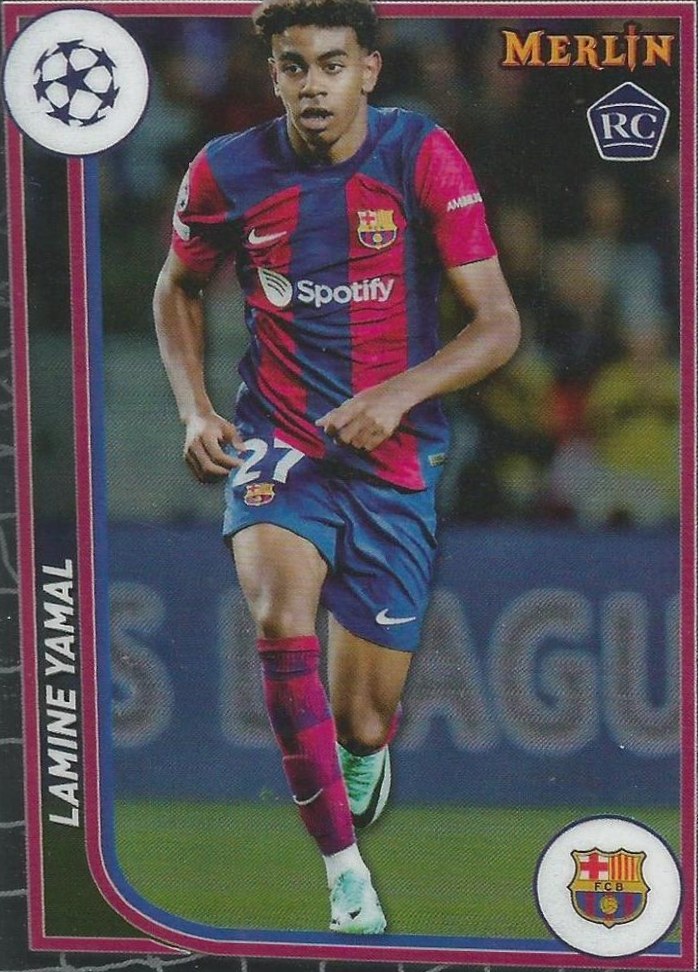 Lamine Yamal 2023 Topps Merlin UEFA Club Competitions