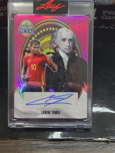 Lamine Yamal 2026 Leaf Metal Pink Shimmer 1/1