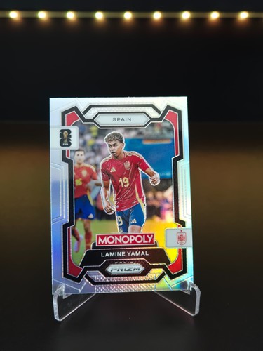 Lamine Yamal 2026 Panini Monopoly Prizm Copa Mundial de la FIFA Fútbol Silver Prizm