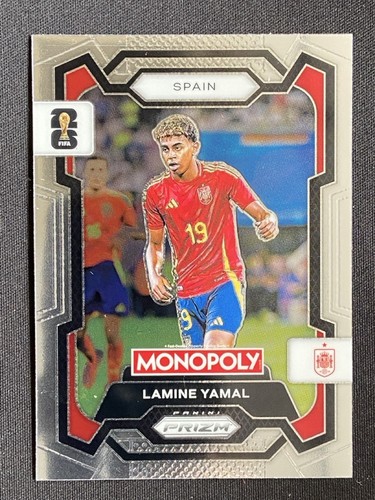 Lamine Yamal 2026 Panini Monopoly Prizm Copa Mundial FIFA