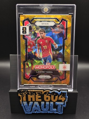 Lamine Yamal 2026 Panini Monopoly Prizm FIFA World Cup 26 Gold Cracked Ice