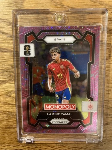 Lamine Yamal 2026 Panini Monopoly Prizm FIFA World Cup 26 Pink
