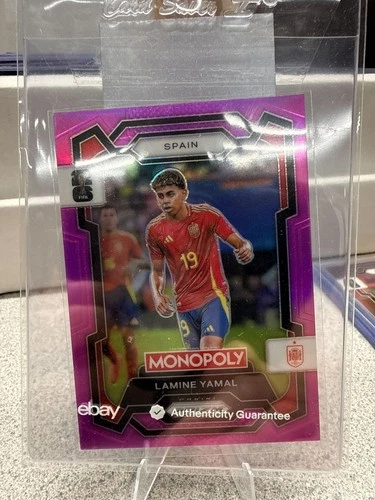 Lamine Yamal 2026 Panini Monopoly Prizm FIFA World Cup Pink /199
