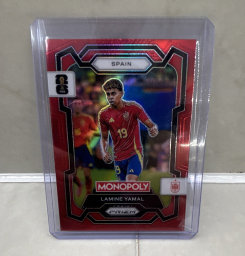 Lamine Yamal 2026 Panini Monopoly Prizm Red