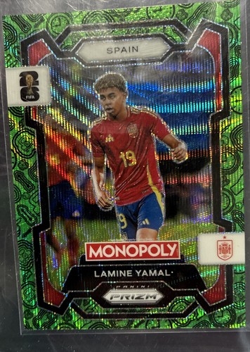 Lamine Yamal 2026 Panini Monopoly Prizm Verde