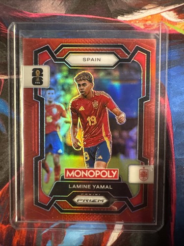 Lamine Yamal 2026 Panini Monopoly Prizm World Cup Red Prizm #41