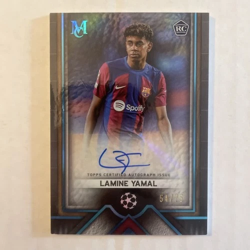 Lamine Yamal 2023 Topps Museum Blue /75