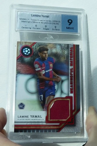 Lamine Yamal 2023 Topps Museum Collection Ruby /25