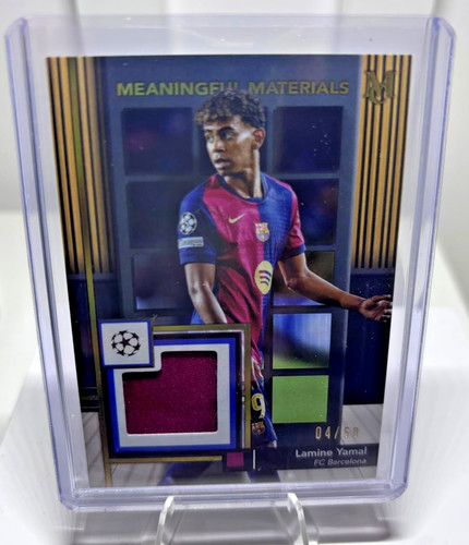 Lamine Yamal 2024 Topps Museum Gold /50