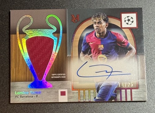 Lamine Yamal 2025 Topps Museum Ruby /25