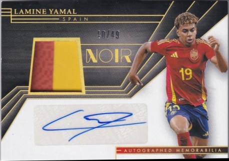 Lamine Yamal 2025 Panini Noir /49