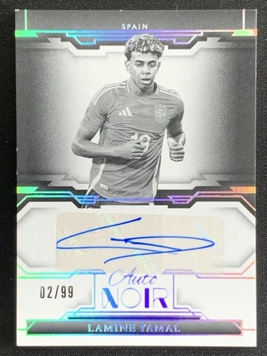 Lamine Yamal 2024 Panini Noir Calcio Nero Bianco /99